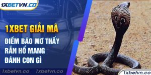 1xBet giải mã điềm báo mơ thấy rắn hổ mang đánh con gì